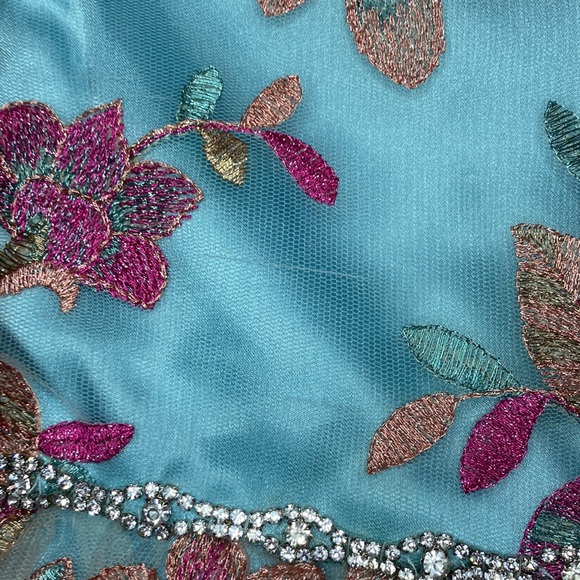 Embroidered Party Dress - Picture 3 of 4